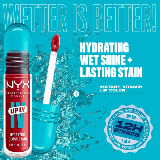 Lip I.V. Hydrating Lip Gloss Stain NYX