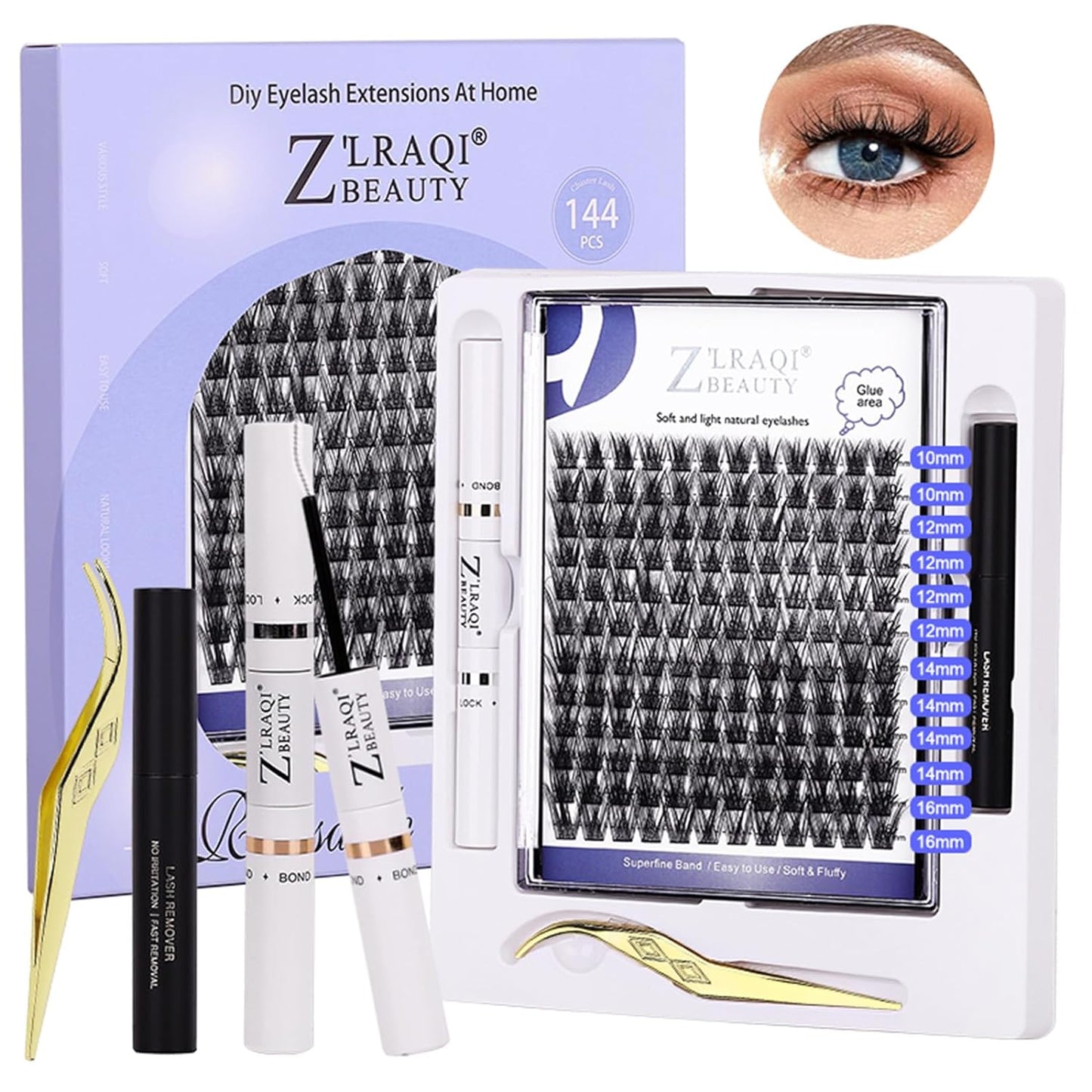 Kit de extensión de pestañas