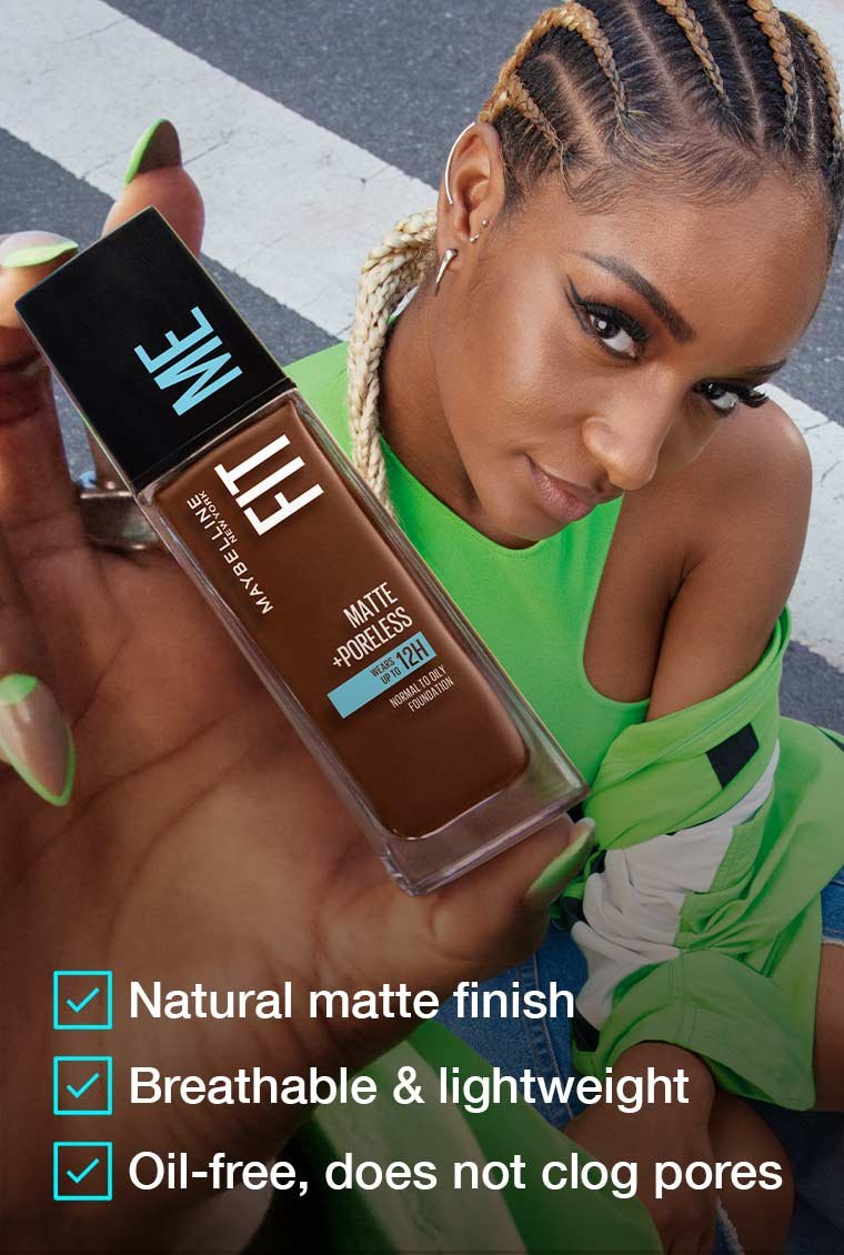 Fit me matte + poreless Foundation Maybelline