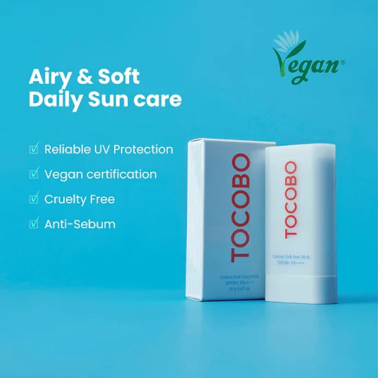 Cotton Soft Sun Stick SPF50+ Tocobo