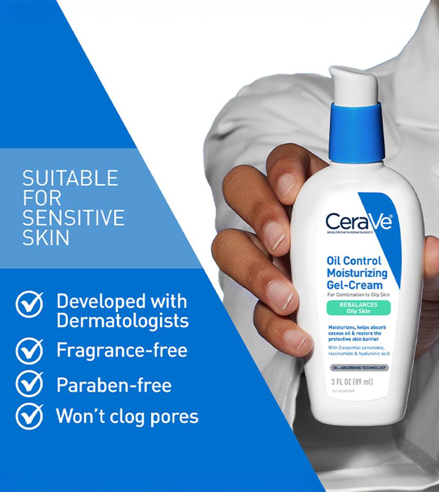 Oil Control Moisturizing Gel-Cream CeraVe