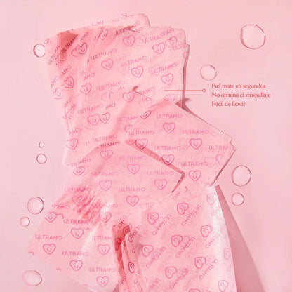Papelitos Absorbentes Anti-Brillo Facial Ultramo