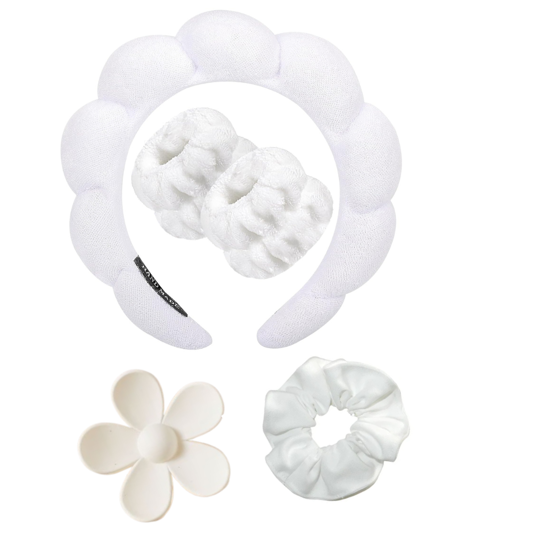 Bubble Spa Headband Skincare Set