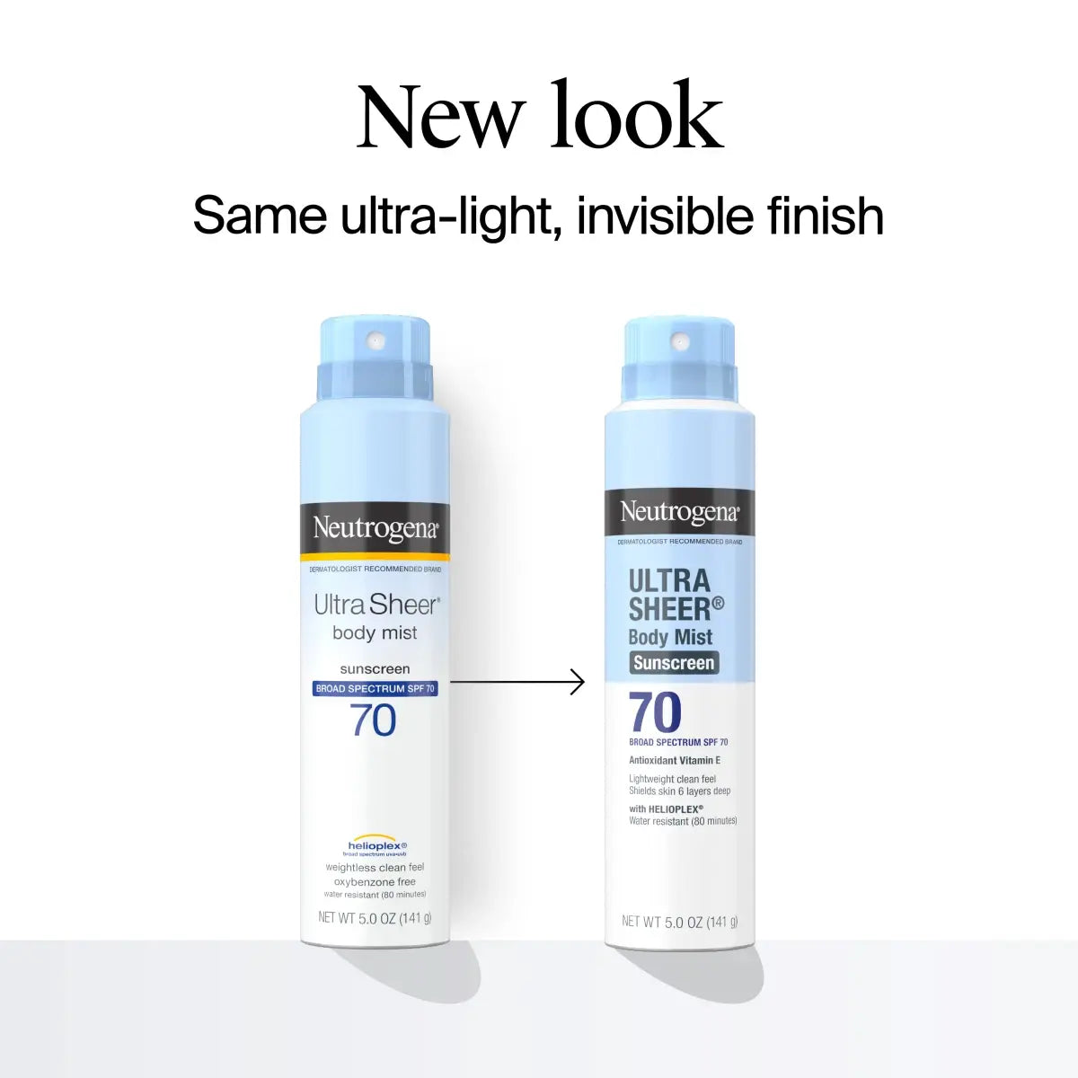 Ultra Sheer Lightweight Sunscreen Spray SPF 70 Neutrogena