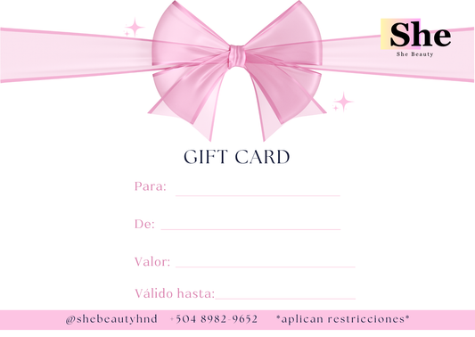 She Beauty's GIFT CARD