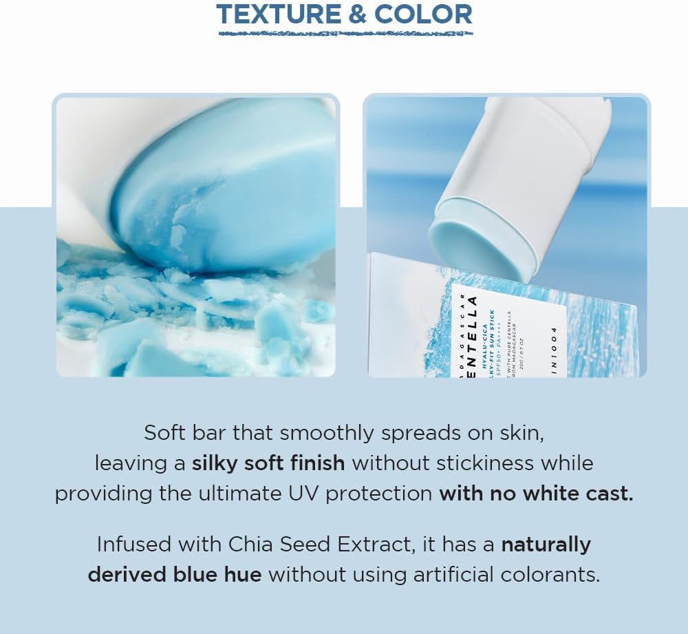 Centella Hyalu-Cica Silk Sun Stick Skin1004 Madagascar