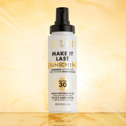 Make It Last Sunscreen Setting Spray spf 30 Milani