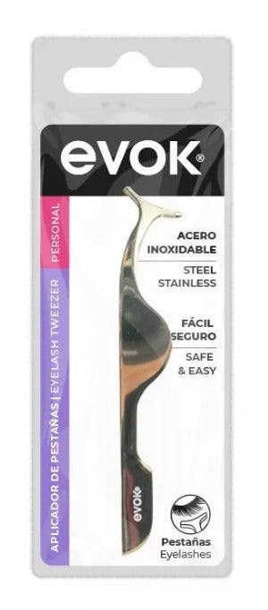 Pinza Aplicador de Pestañas Evok