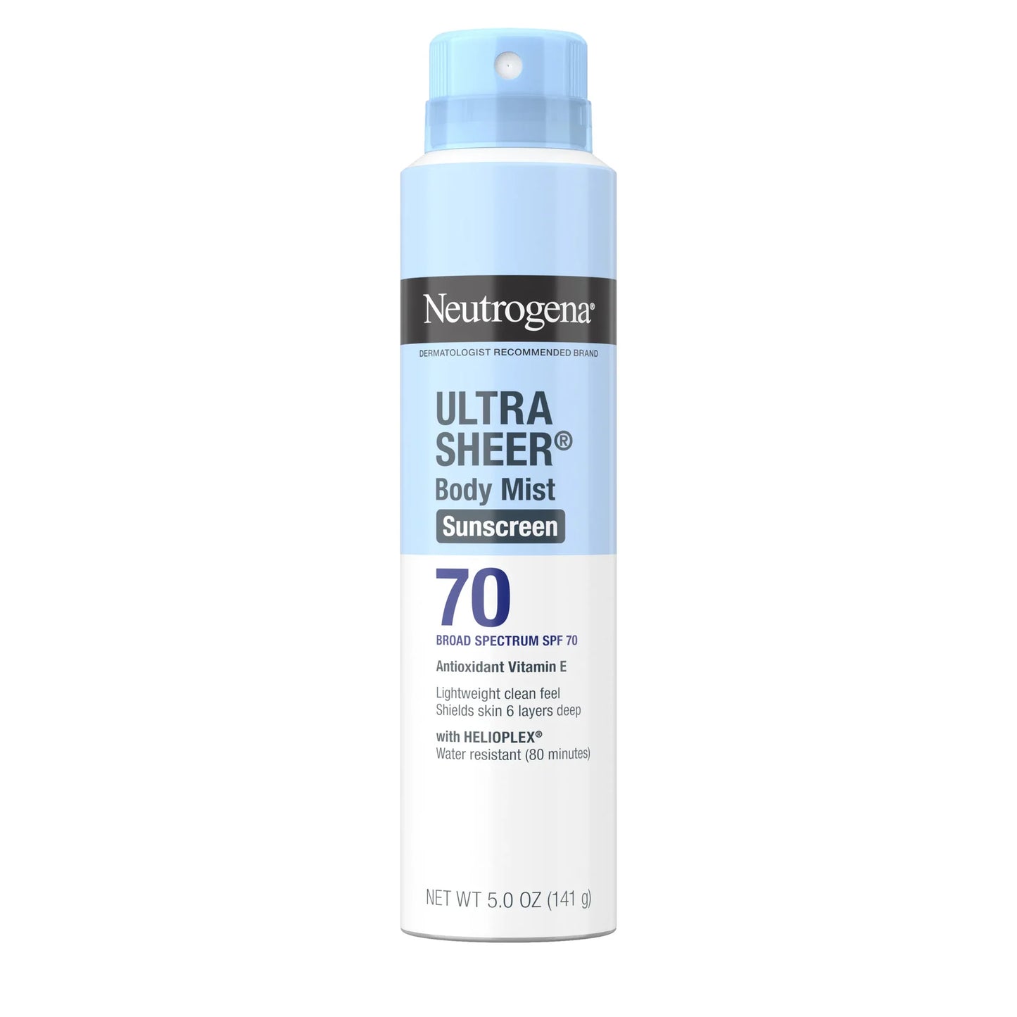 Ultra Sheer Lightweight Sunscreen Spray SPF 70 Neutrogena