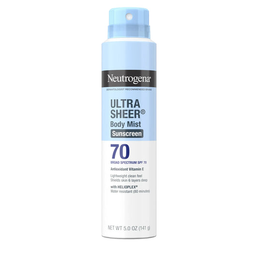 Ultra Sheer Lightweight Sunscreen Spray SPF 70 Neutrogena
