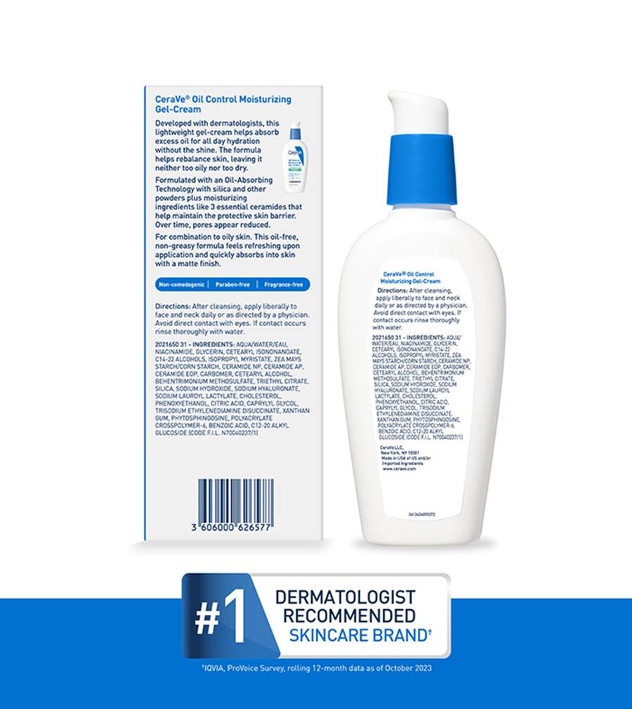 Oil Control Moisturizing Gel-Cream CeraVe