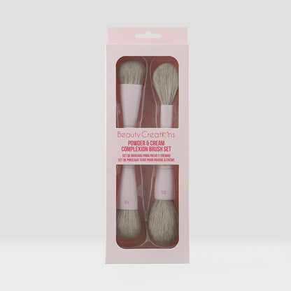 Powder & Cream Complexion Brush Set Beauty Creations