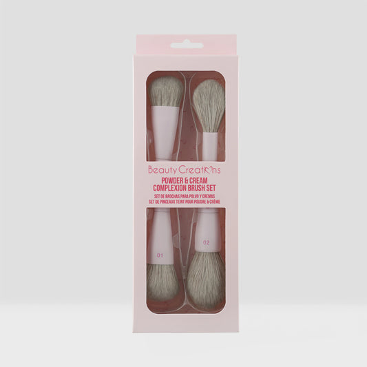 Powder & Cream Complexion Brush Set Beauty Creations