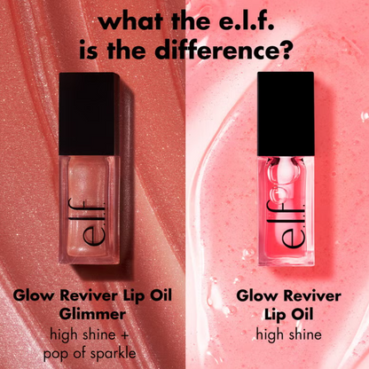 Glow Reviver Lip Oil Glimmer Finish Elf Cosmetics