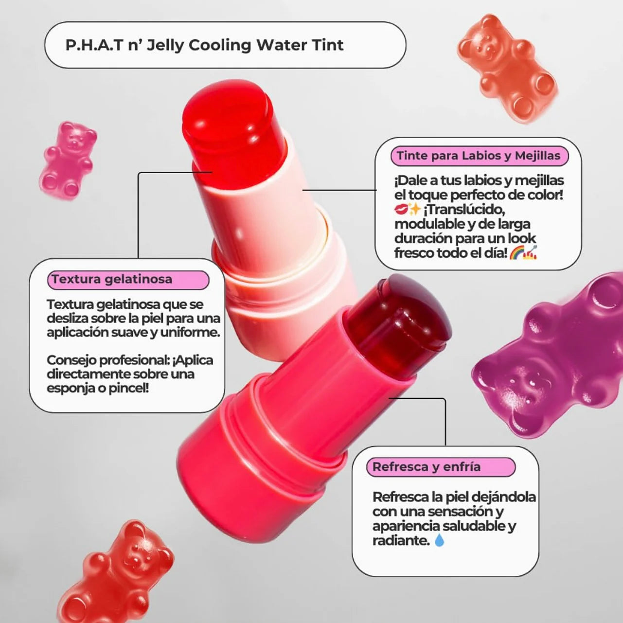 P.H.A.T n’ Jelly Cooling Water Tint Blush Italia Deluxe