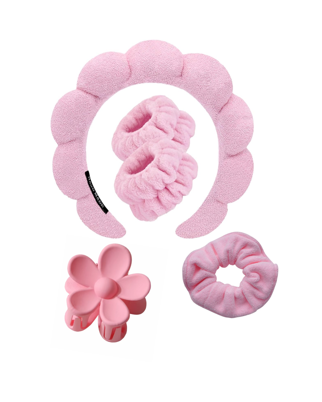 Bubble Spa Headband Skincare Set