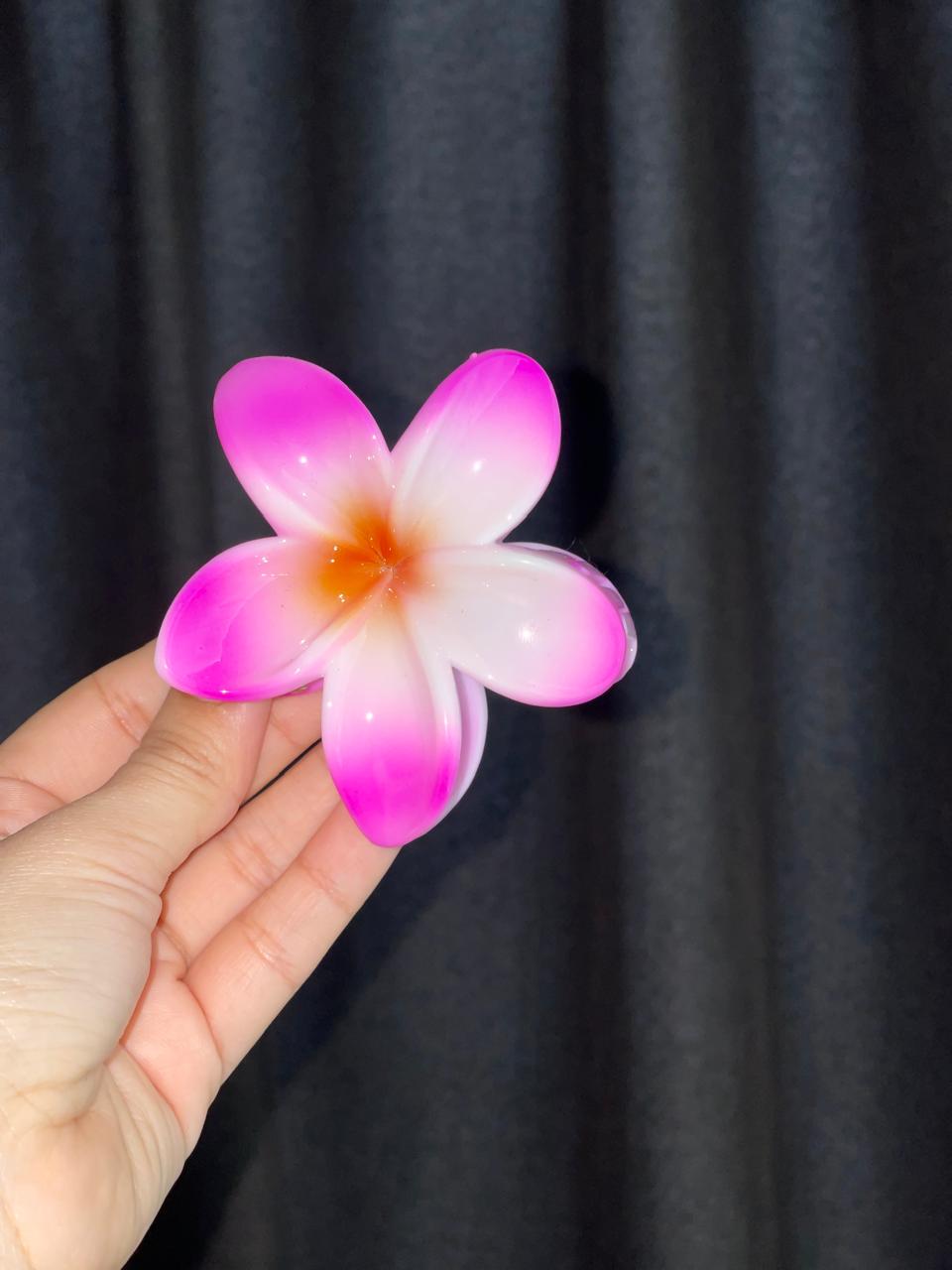 Clips Hawaianos Flor de Mayo