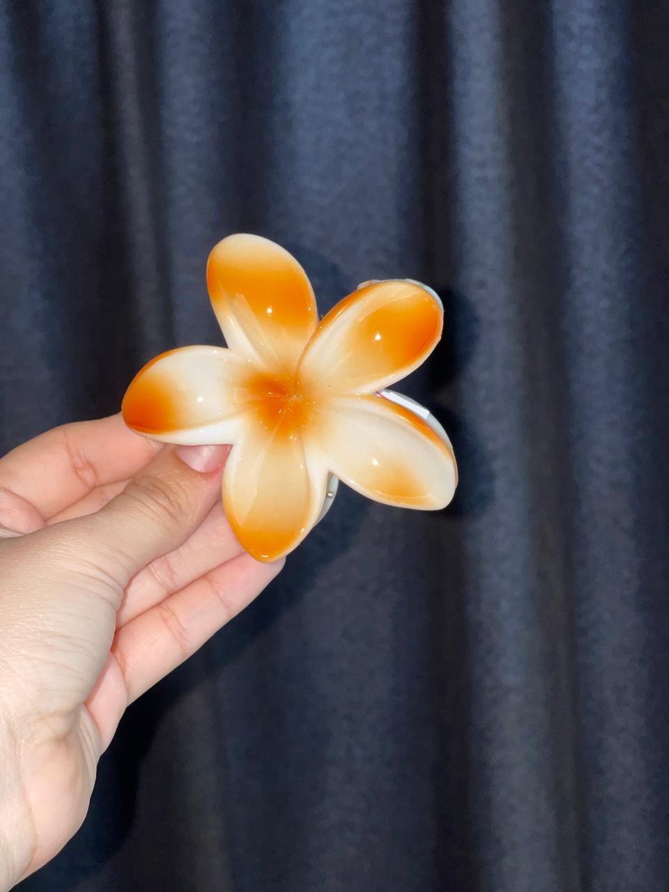 Clips Hawaianos Flor de Mayo