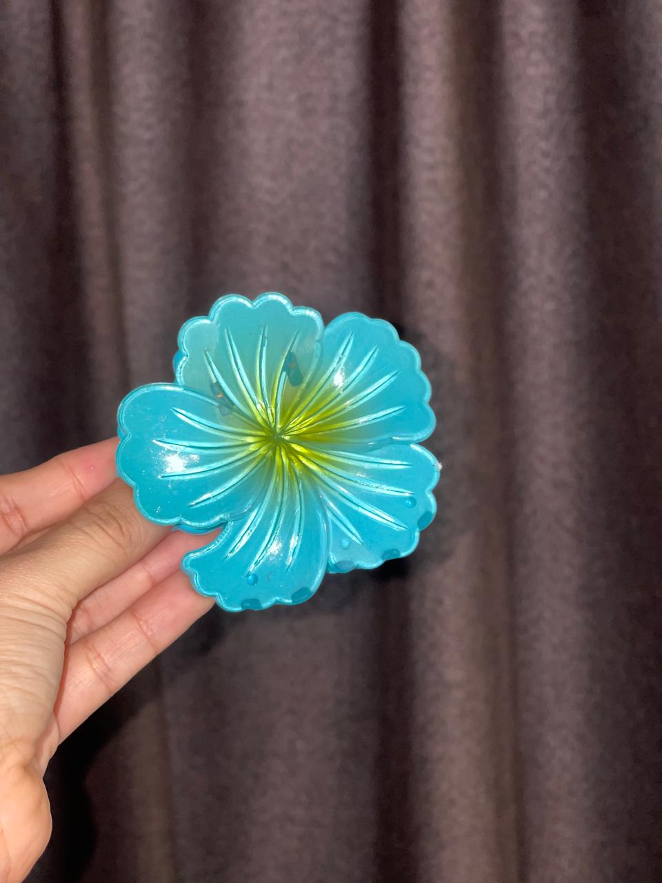Clips Hawaianos Flor Hibiscus
