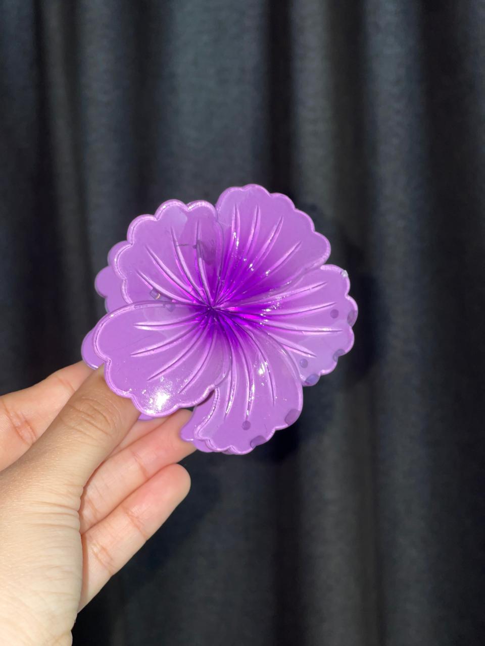 Clips Hawaianos Flor Hibiscus