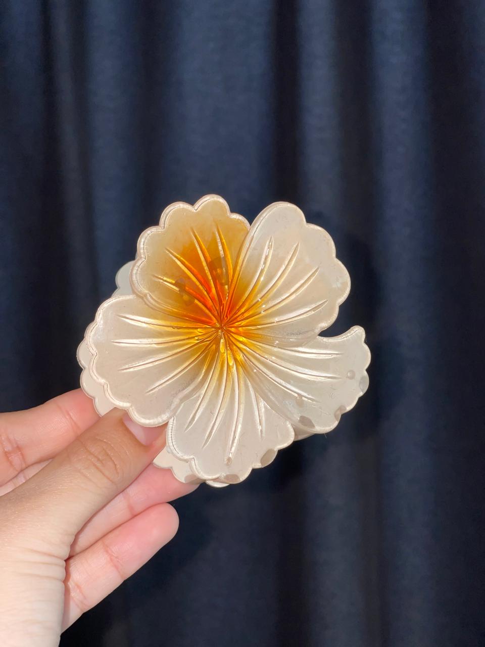 Clips Hawaianos Flor Hibiscus
