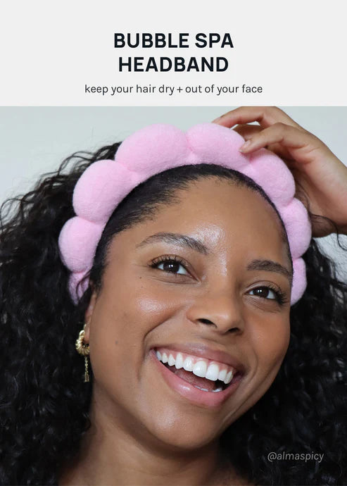Bubble Spa Headband Skincare Set